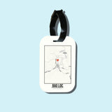 Travel tag cho túi xách/balo du lịch in hình Love City Vietnam - Bao Loc