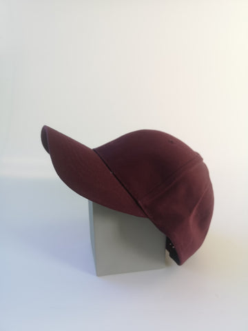 Nón lưỡi trai trơn - màu mận tím (form đứng)