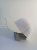 Nón lưỡi trai trơn - màu trắng (form đứng)