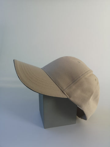 Nón lưỡi trai trơn - màu be (form đứng)