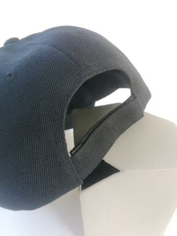 Nón lưỡi trai trơn - màu đen (form đứng)