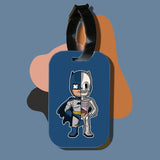 Travel tag cho túi xách/balo du lịch in hình Half Skeleton series - Batman