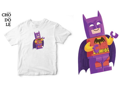 Áo thun unisex in hình Am I a Joker or Batman - Lego