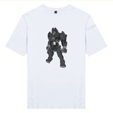 Áo thun unisex cotton in hình funky cartoon series - bat mech (nhiều màu)