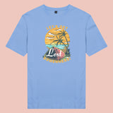 Áo thun unisex cotton 100% in hình Let's get lost somewhere (nhiều màu)
