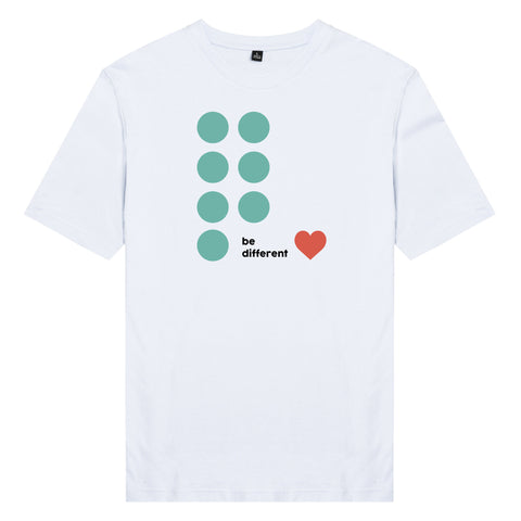 Áo thun unisex cotton 100% in hình Be Different