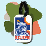 Travel tag cho túi xách/balo du lịch in hình Cat Lover series - believe