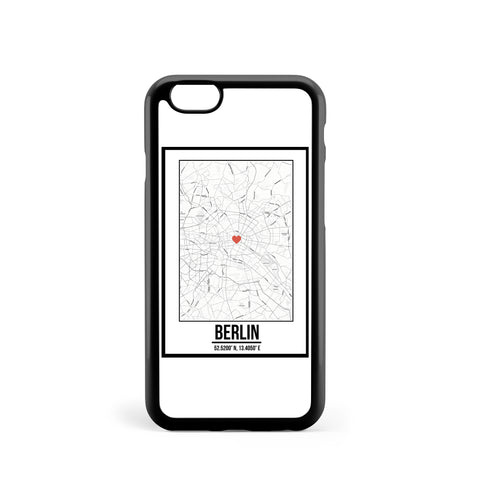 Ốp lưng dẻo iphone in hình Love City Map - Berlin