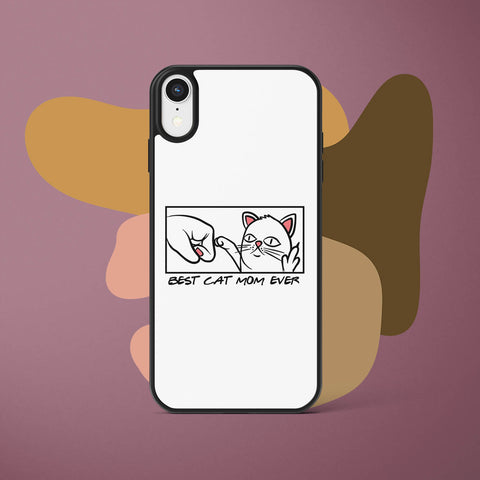 Ốp lưng iphone in hình Best Cat Mom ever (đủ model iphone)