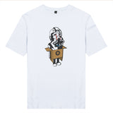 Áo thun unisex cotton in hình funky cartoon series - black trooper (nhiều màu)