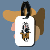 Travel tag cho túi xách/balo du lịch in hình funky cartoon series - black trooper