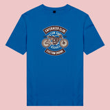 Áo thun unisex cotton 100% in hình Cafe Racer Club (nhiều màu)