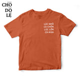 Áo thun unisex in hình Cà chớn cà khịa - cam đất