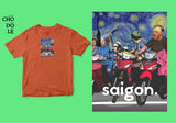 Áo thun unisex cotton 100% in hình Saigon Starry Night (nhiều màu)