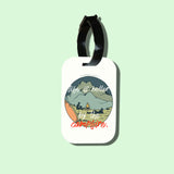 Travel tag cho túi xách/balo du lịch in hình Life is better by the campfire.