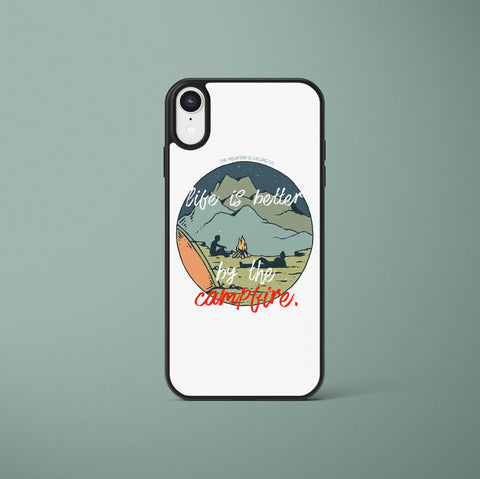 Ốp lưng  iphone in hình Life is better by the campfire (đủ model iphone)