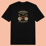 Áo thun unisex cotton 100% in hình Classic Bicycle (nhiều màu)