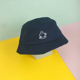 Nón bucket in icon coffee cup - (nhiều màu)