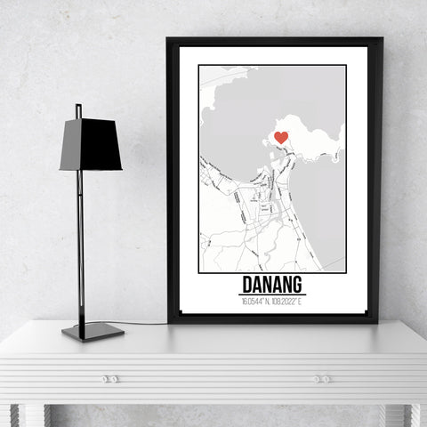 Da Nang - Love City Poster A3 Size