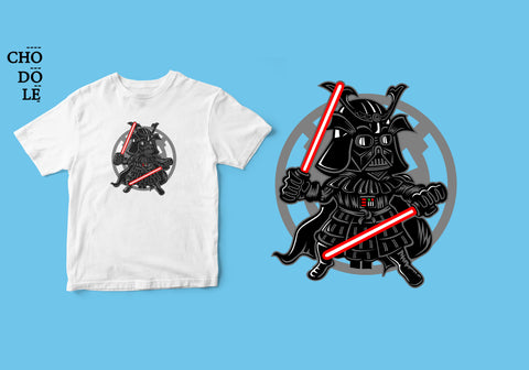 ÁO THUN UNISEX COTTON 100% IN HÌNH Super Heroes series - Darkside samurai