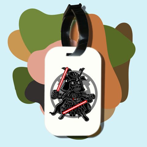 Travel tag cho túi xách/balo du lịch in hình Star wars Darkside Samurai