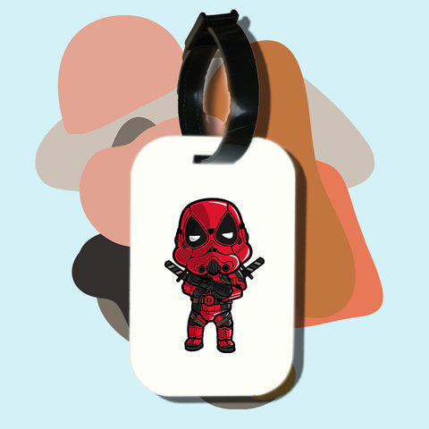 Travel tag cho túi xách/balo du lịch in hình Super Heroes deadtrooper