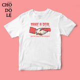 Áo thun unisex cotton 100% in hình Deal with the Devil