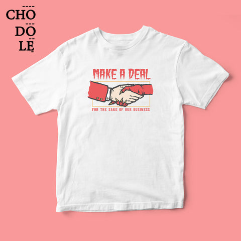 Áo thun unisex cotton 100% in hình Deal with the Devil