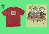 Áo thun unisex cotton 100% in hình Go on Adventure