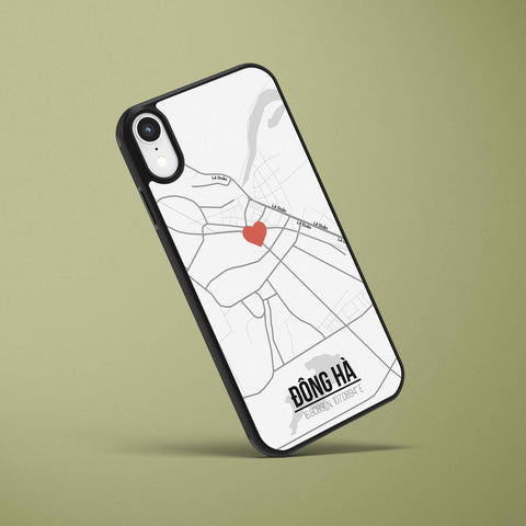 Ốp lưng  iphone in hình Love City Vietnam Map - Đông Hà (đủ model iphone)