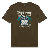 Áo thun unisex cotton 100% in hình Don't worry, be happy