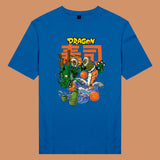 Áo thun unisex cotton in hình Dragon Sushi