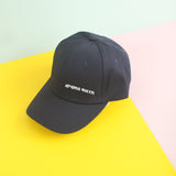 Nón lưỡi trai cotton in chữ drama queen