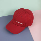 Nón lưỡi trai cotton in chữ drama queen