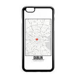 Ốp lưng dẻo iphone in hình Love City Map - Dublin