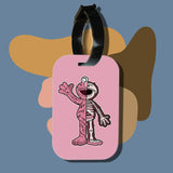 Travel tag cho túi xách/balo du lịch in hình Half Skeleton - Elmo Half