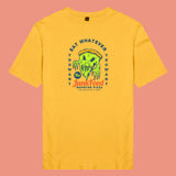 Áo thun unisex cotton 100% in hình Enjoy the food, Pizza Monster (nhiều màu)