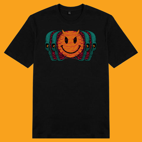 Áo thun unisex cotton in hình Devil Dope