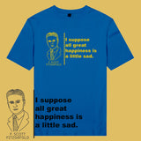 Áo thun unisex cotton in hình Great Author Fitzgerald