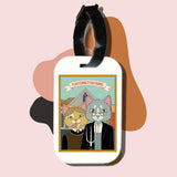 Travel tag cho túi xách/balo du lịch in hình Cat Lover series - Fluffer Nutter Farms