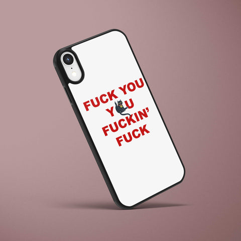 Ốp lưng iphone in hình Fuck you you fucking fuck