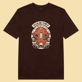 Áo thun unisex cotton 100% in hình Biker - Gasoline Power (nhiều màu)