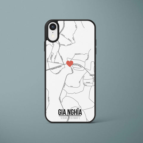 Ốp lưng  iphone in hình Love City Vietnam Map - Gia Nghĩa (đủ model iphone)