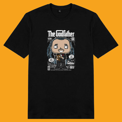 Áo thun unisex cotton in hình pop culture cartoon series - The Godfather (nhiều màu)