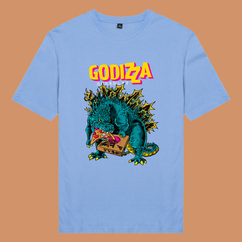 Áo thun unisex cotton in hình Godizza
