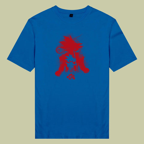 Áo thun unisex cotton in hình Dragonball - Goku Saiyan (nhiều màu)