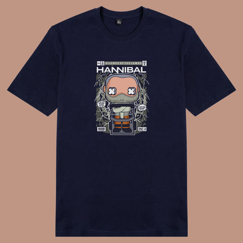 Áo thun unisex cotton in hình pop culture cartoon series - hannibal (nhiều màu)