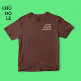 Áo thun cặp cotton 100% in chữ He/She came into my life (nhiều màu)