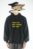 Áo khoác hoodie unisex cotton in chữ I'm sorry for what I said (nhiều màu)