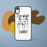 Ốp lưng iphone in hình Cat Lover - I do what I want (đủ model iphone)